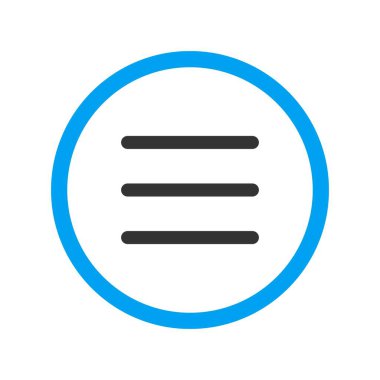 Menü Düz Vektör Simgesi Tasarımı