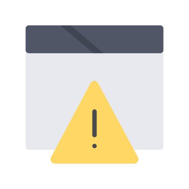 Web sitesi Düz Vektör Simgesi Tasarımı