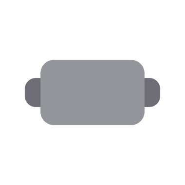 Tepsi Düz Vektör Simgesi Tasarımı