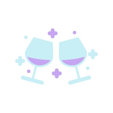 Tost Düz Vektörü Simgesi Tasarımı