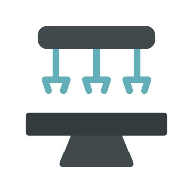 Robotik Cerrahi Düz Vektör Simgesi Tasarımı