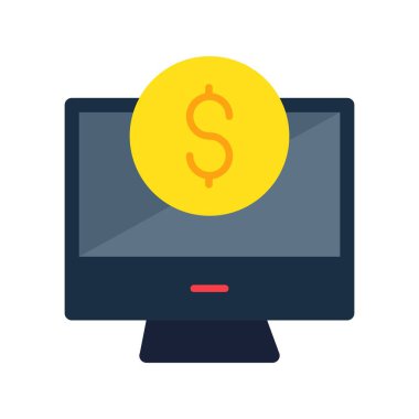  Banking Düz Vektör Simgesi Tasarımı