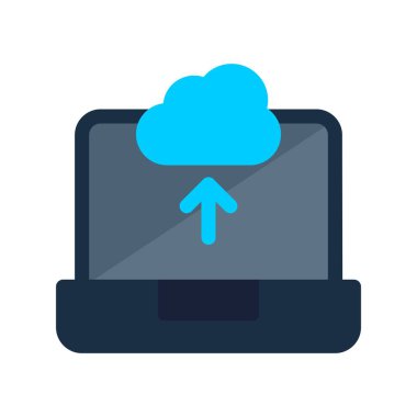 Düz Vektör Simgesi Tasarımı Yükle