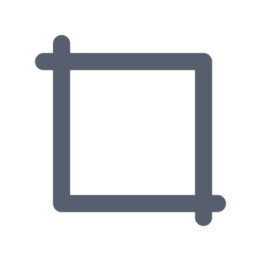  Kırpık Düz Vektör Simgesi Tasarımı