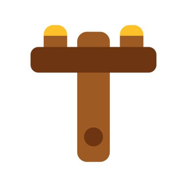 Elektrik Kulesi Düz Vektör Simgesi Tasarımı