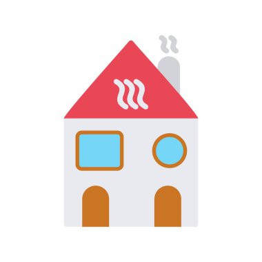 Sıcak Kahve Noktası Düz Vektör Simgesi Tasarımı