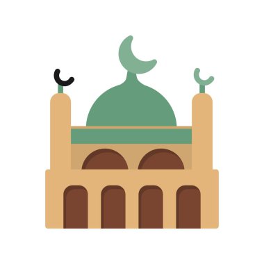 Cami Düz Vektör Simgesi Tasarımı