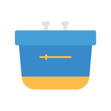 Çanta Düz Vektör Simgesi Tasarımı