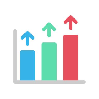 Kâr Düz Vektör Simgesi Tasarımı
