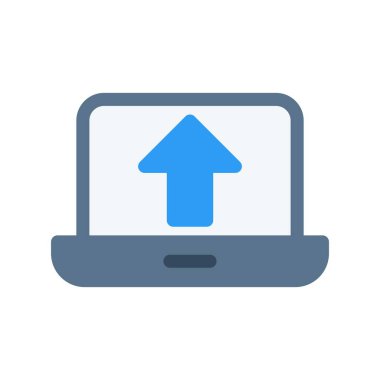 Düz Vektör Simgesi Tasarımı Yükle