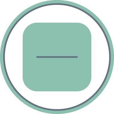 Düz Çember Vektör Simgesi Tasarımı Küçült