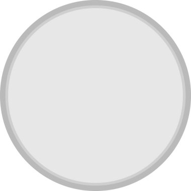 Düz Çember Vektör Simgesi Tasarımı Ayarlanıyor