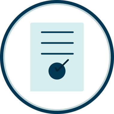 Uygulama Düz Çember Vektör Simgesi Tasarımı