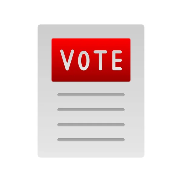 投票支持平面矢量Icon设计 — 图库矢量图片