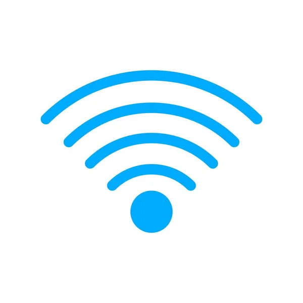 Wifi Plana Vector Icon Desig — Archivo Imágenes Vectoriales