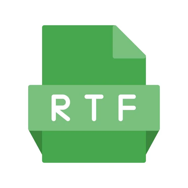 Rtf平面矢量图标设计 — 图库矢量图片