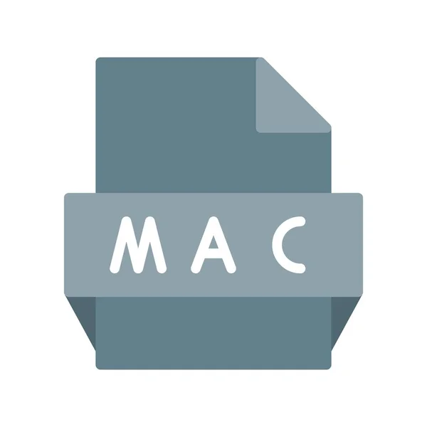 Mac Düz Vektör Simgesi Tasarımı — Stok Vektör