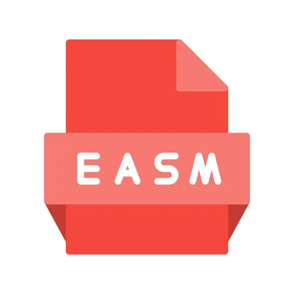Easm Plat Vecteur Icône Desig — Image vectorielle