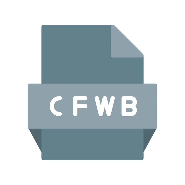 Плоская Векторная Икона Cfwb — стоковый вектор