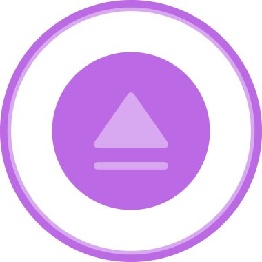 Düz Çember Vektör Simgesi Tasarımı