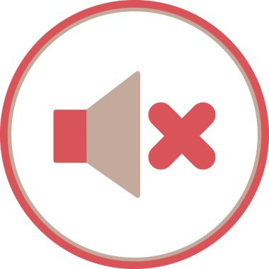 Düz Çember Vektör Simgesi Tasarımı