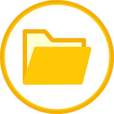 Düz Çember Vektör Simgesi Tasarımı Arşivi