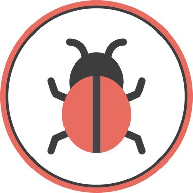 Hata Düz Çember Vektör Simgesi Tasarımı