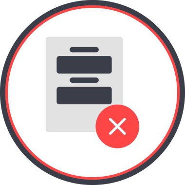 Düz Çember Vektör Simgesi Tasarımı Projesi