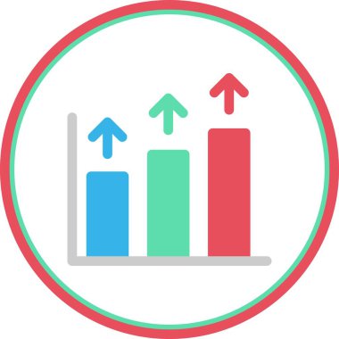 Kâr Düz Çember Vektör Simgesi Tasarımı