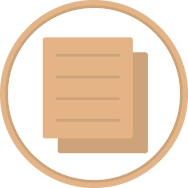  Kontrat Düz Çember Vektör Simgesi Tasarımı