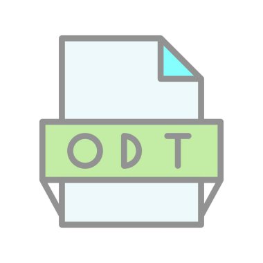 Odt Doldurulmuş Işık Vektörü Simgesi Tasarımı