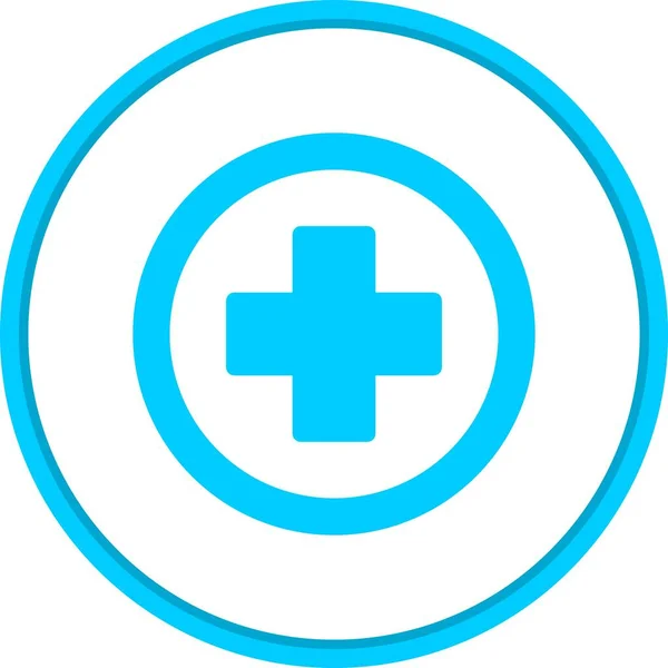 Medical Flat Circle Vector Icon Desig — Stockový vektor