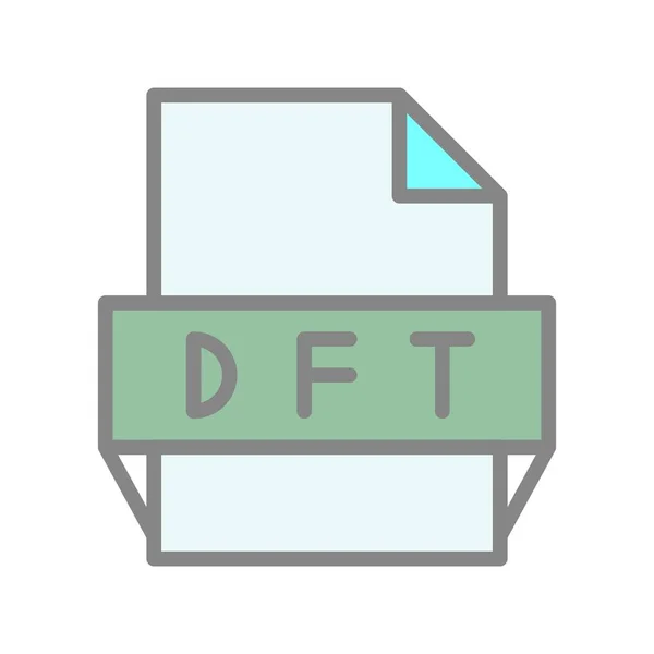 Dft Filled Light Vector Icon Design — ストックベクタ
