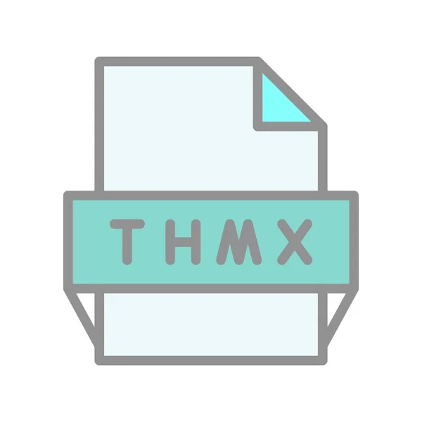 Thmx Gevulde Lichtvector Icon Desig — Stockvector