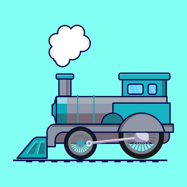 Иллюстрация Векторной Иконки Поезда — стоковый вектор
