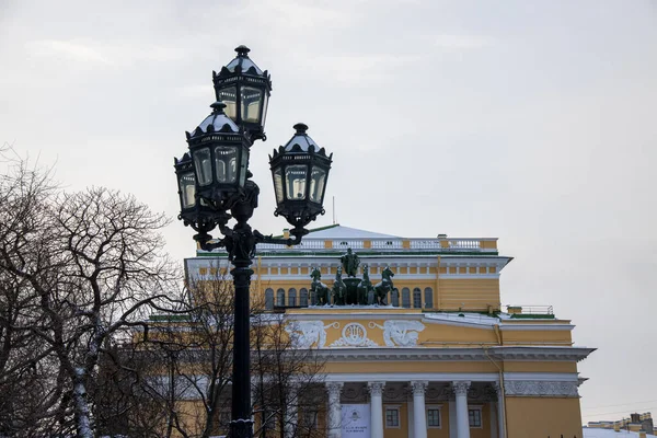 View of the Catherine Garden in winter — стоковое фото