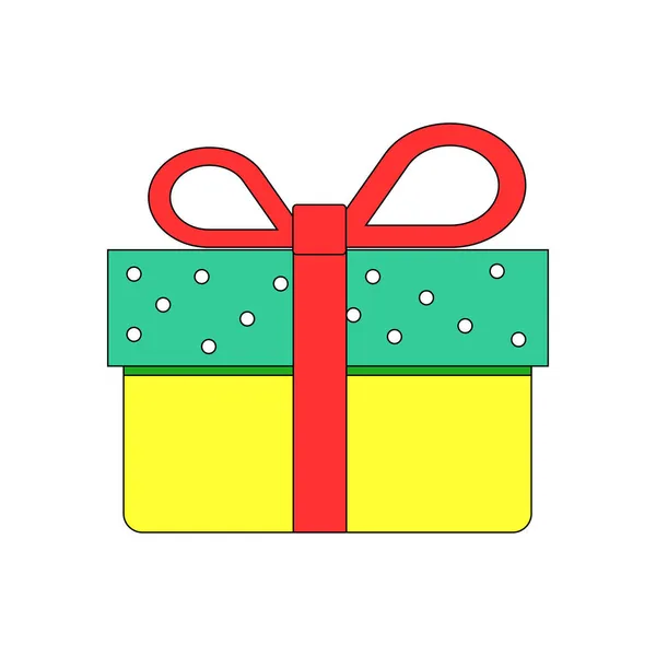 Conjunto Vectorial Diferentes Cajas Regalo Diseño Plano Cajas Regalo Presenta — Archivo Imágenes Vectoriales