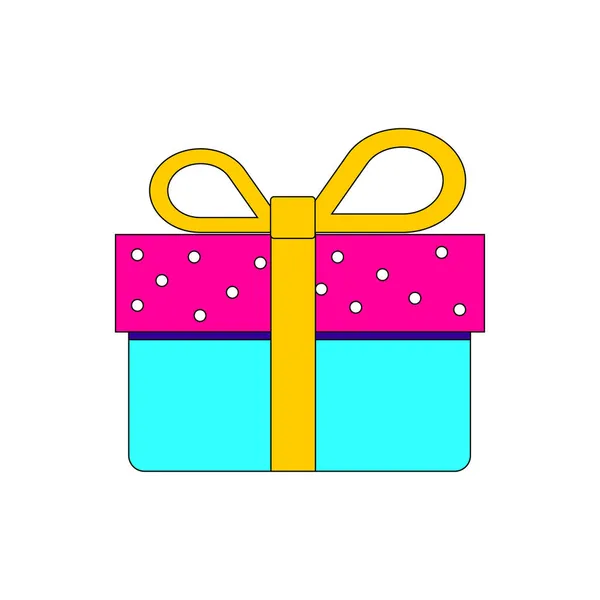 さまざまなギフトボックスのベクトルセット フラットデザイン ギフトボックスは 白に隔離されたプレゼント カラフルなラップ ショッピングコンセプト 誕生日のためのコレクション クリスマス ベクター漫画のフラットデザインのために — ストックベクタ