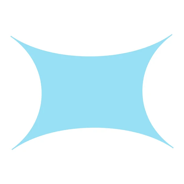 Illustration vectorielle de tendance moderne de forme géométrique bleue — Image vectorielle