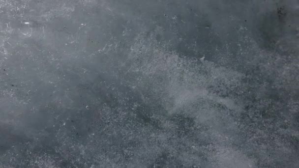 Moldura Completa Close Gelo Neve Islândia — Vídeo de Stock