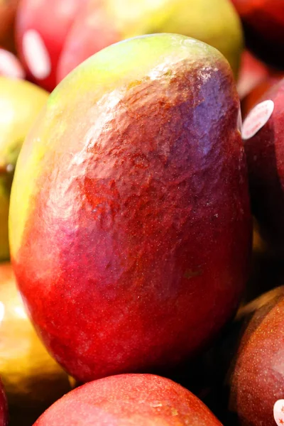 Frutas Frescas Maduras Mercado — Foto de Stock