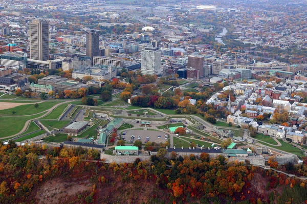 Quebec City Quebec Canada 2021 Vista Degli Occhi Degli Uccelli — Foto Stock