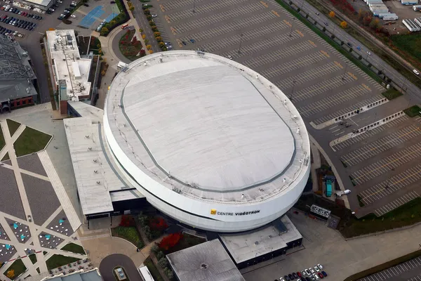 Quebec City Canada 2021 Bird Eyes View Videotron Centre Een — Stockfoto