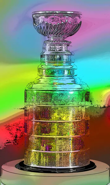 Montreal Canada Puchar Stanleya Jest Trofeum Mistrzostw Przyznawane Corocznie National — Zdjęcie stockowe