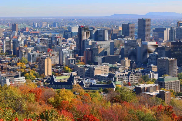 Montreal Canada 2021 Veduta Panoramica Del Centro Montreal Quartiere Centrale — Foto Stock