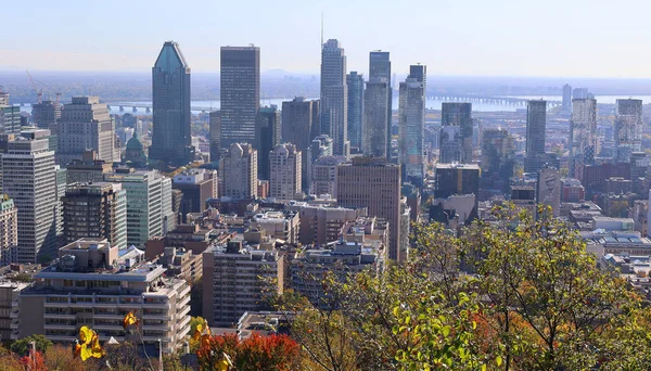 Montreal Canada 2021 Vista Panorámica Del Centro Montreal Distrito Central — Foto de Stock