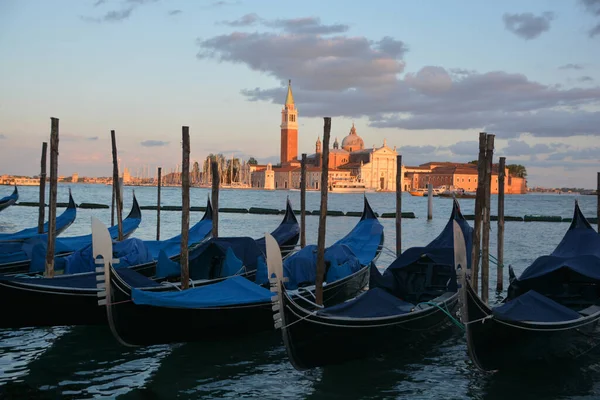 Venice Italië 2019 Grote Gracht Van Venetië Italië Met Gondel — Stockfoto