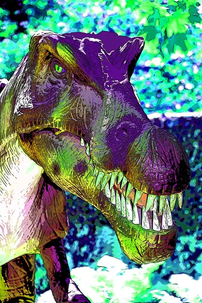 Spinosaurus Omurga Kertenkelesi Anlamına Gelir Geç Kretase Dönemi Işaret Simgesi — Stok fotoğraf