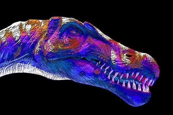Spinosaurus Een Geslacht Van Dinosauriërs Uit Familie Spinosauriërs Spinosauridae — Stockfoto