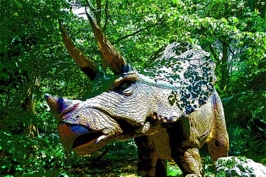 Triceratops, Kretase döneminin son dönemlerinde ortaya çıkan ve nesli tükenmiş bir otobur chasmosaurine ceratopsid dinozor cinsidir.